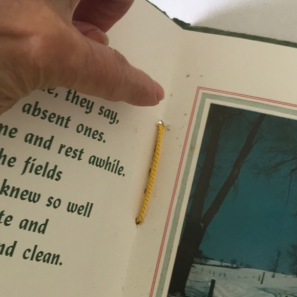 Christmas 1950s Ephemera Cards Song Book Silent Night Story - Picture 9 of 9